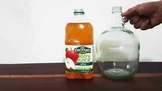 Hacer Sidra de Manzana con Jugo Embotellado [upl. by Llennoc]