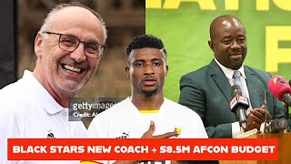 BLACK STARS🇬🇭 NEW COACH 85M AFCON 2023 BUDGET amp ALIDU SEIDU TO RENNES [upl. by Neik542]