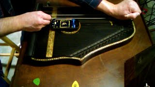 Tuning the zither with an Android phone [upl. by Anayd]