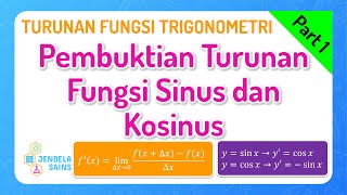 Turunan Fungsi Trigonometri Matematika Kelas 12 • Part 1 Pembuktian Rumus Turunan Sinus amp Cosnius [upl. by Giovanni]