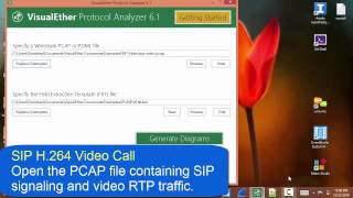 Explore the Wireshark to Call Flow Generation Examples included with VisualEther [upl. by Norb]