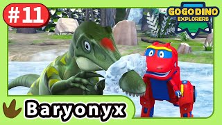 GOGODINO EXPLORERS  EP11 Baryonyx the Best Fisherman  Dinosaur  Kids  Cartoon  Season 4 [upl. by Colet760]