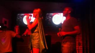 Drag Queen Courtney Act amp David Brown sing Suddenly Seymour at Revolver Video Bar in WeHo [upl. by Isak806]