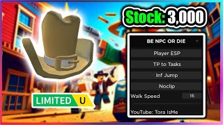 UGC LIMITED BE NPC OR DIE Script  Player ESP  Goto Tasks Golden Ten Gallon Hat [upl. by Seve]