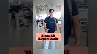 Riyaz Aly Airport Outfit 🖤🔥🔥fashion casualoutfit treanding style riyazaly casualoutfit riyaz [upl. by Emlynne]