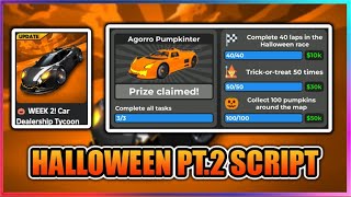 🎃 WEEK 2 Car Dealership Tycoon Script  HALLOWEEN PART 2 [upl. by Orabelle]