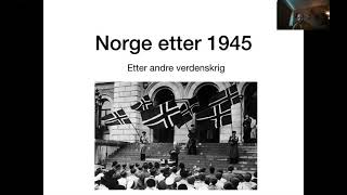 Historie VG3 Norge etter 1945 Etter 2verdenskrig [upl. by Yetti]