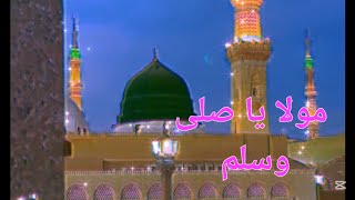 Beautiful Naat Maula ya salli wa sallim  Naat for muslaim islamic video [upl. by Irrak]