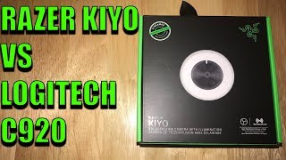 Razer Kiyo Review  Razer Kiyo VS Logitech C920 [upl. by Bailie]