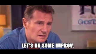 LIAM NEESON  Improvisational Comedy  Lifes Too Short [upl. by Arised]