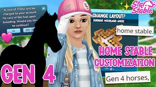 GEN 4 HORSES HOME STABLE CUSTOMIZATION BREEDING amp MORE 😱 [upl. by Fulviah718]