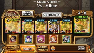 OPTC Kizuna Alber  Super Boss STR 500 Bilno QCK Momo [upl. by Yssac]