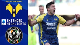 Hellas Verona vs Venezia Extended Highlights  Serie A  CBS Sports Golazo [upl. by Nnayelhsa126]