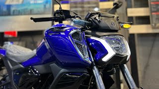 All New 2024 Yamaha FZSFI V4 Racing Blue Colour  Detailed Review  On Road Price [upl. by Lemar77]