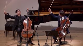 Gautier Capuçon and Nathan Chan  Barrière Cello Sonata for Two Cellos [upl. by Tabbitha]