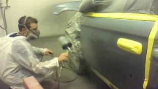 How to Blend Car Paint  Solvent [upl. by Rhona]