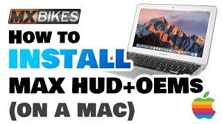 How to install OEMs  Max HUD on MX Bikes for MAC [upl. by Kamin150]