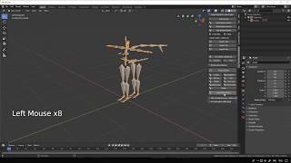 Free update EASY TOOL FOR AVATAR For Blender 3 and Second Life [upl. by Yoccm]