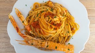 Linguine agli scampi –La vera ricetta originale [upl. by Ojyma]