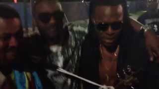 Flavour  Hanging Out with Fally Ipupa and DBanj [upl. by Yslehc151]