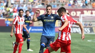 Amazing goal Stevan Jovetic against Olympiacos [upl. by Berkow]