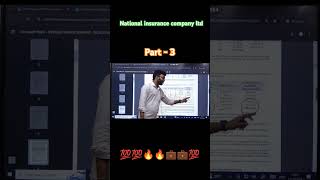 National Insurance company ltd Part3 smartsciencejob jobopenings latestjobs viralvideo [upl. by Ilocin]