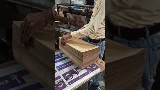 HOW TO CUT ALUMINUM FOIL BOX FROM DIE CUTTING MACHINE [upl. by Fischer]