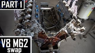 BMW E36 V8 M62 Swap Oil Pump Modification [upl. by Bourke697]