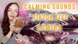 Calming ASMR TikTok LIVE  Lumira  Music for Relaxation [upl. by Barncard71]