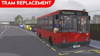 Roblox Croydon 13  Tram Replacement  Dartline  SIM SERVER [upl. by Salomie]