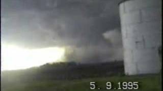 F3 Tornado near Elkhart Illinois [upl. by Hannahoj701]