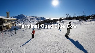 Terminal Quad Ski Run Blue Cow July 2024 [upl. by Layney590]