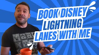 How to Book Disney Lightning Lanes 2024 Update [upl. by Adleremse]