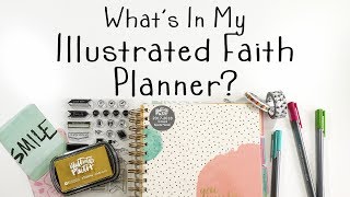 Whats In My Illustrated Faith Planner [upl. by Stoll]