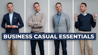 The ULTIMATE Business Casual Capsule Wardrobe  15 Menswear Wardrobe Essentials [upl. by Caruso]