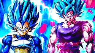 Dragon Ball Legends COMBOS FOREVER SSBKK GOKUSSBE VEGETA CANT STOP ATTACKING [upl. by Riddle]