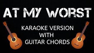 At My Worst Karaoke  Pink Sweats  Karaoke With Guitar Cover [upl. by Alpheus]