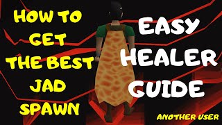 OSRS Easiest Jad Spawn  Easy Healers Guide [upl. by Kamilah482]