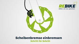 Scheibenbremsen einbremsen  so gehts richtig [upl. by Bette-Ann]