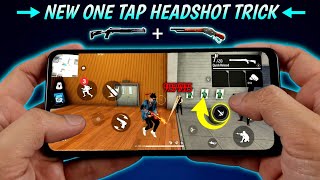 Handcam  New One Tap Headshot Trick 😈  M1887  M1014  New Headshot Trick Free Fire quot [upl. by Funda]