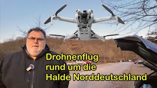 Drohnenflug an der Halde Norddeutschland in NeukirchenVluyn mit der DJI Mini 4 Pro [upl. by Fabiola248]