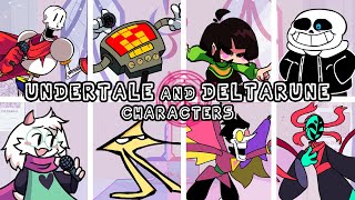 FNF Casanova but Every Turn UNDERTALEAU and DELTARUNE Character Sings It [upl. by Loux]