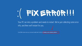 Mengatasi Blue Screen  Kernel Data Inpage Error [upl. by Ognimod]
