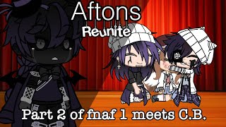 𝔸𝕗𝕥𝕠𝕟𝕤 𝕣𝕖𝕦𝕟𝕚𝕥𝕖 Ms Afton part 2 of Fnaf 1 meets CBSB dares [upl. by Apollus602]