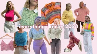 everything i knit in 2023 🧶 [upl. by Suhcnip]