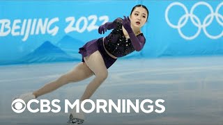 Figure skater who gave up US citizenship to compete for China slammed online after Olympics fall [upl. by Cathrine769]