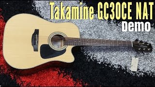 Takamine GD30CE NAT demo Guitarras Custom [upl. by Elatnahc]