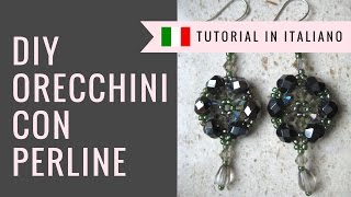 Tutorial orecchini con perline  Collab Eurocommerciale [upl. by Carri]