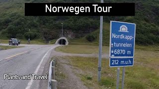 1 Norwegen Nordkap Lofoten Tour  Anfahrt  Stellplätze Geisterstadt am Polarkreis Nordkaptunnel [upl. by Larena]