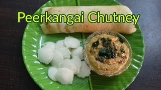 Peerkangai Chutney  peerkangai chutney best side dish for Idly amp Dosa [upl. by Burman611]